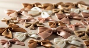 Background with bows image 3