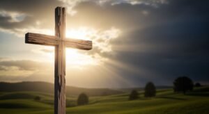 Background with cross image
