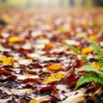 Background with leaves image 4