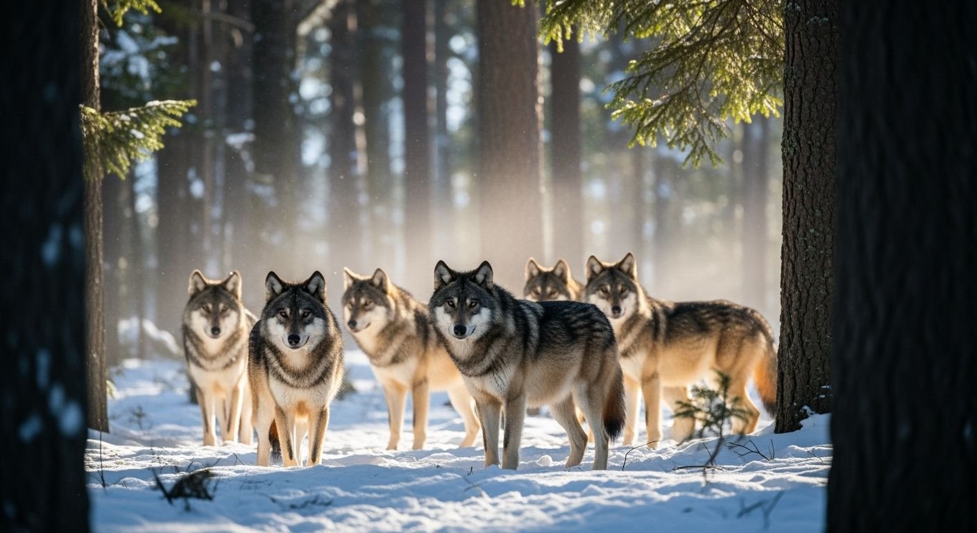 Background wolves image 3