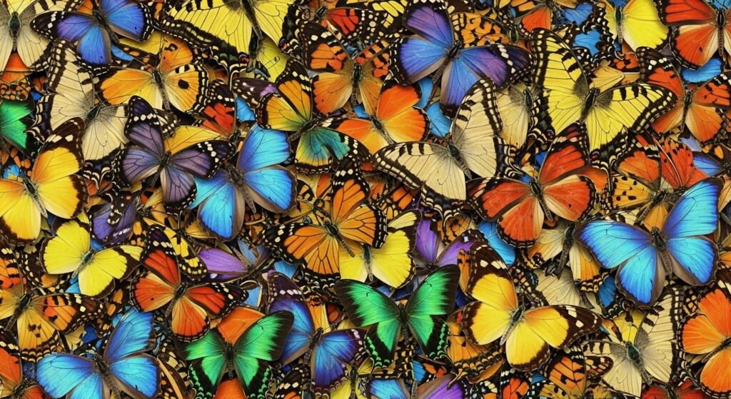 Backgrounds of butterflies image 2