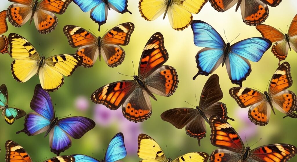 Backgrounds of butterflies image 3