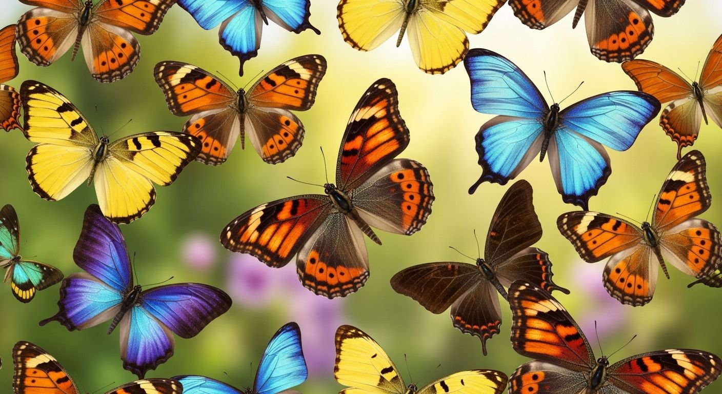 Backgrounds of butterflies image 3