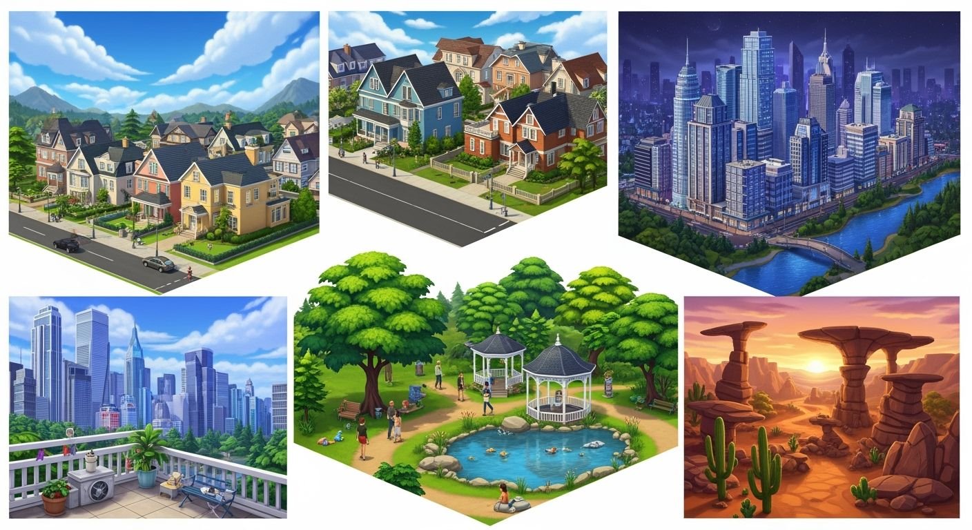 Backgrounds sims image
