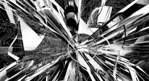 Black and white abstract background image 2