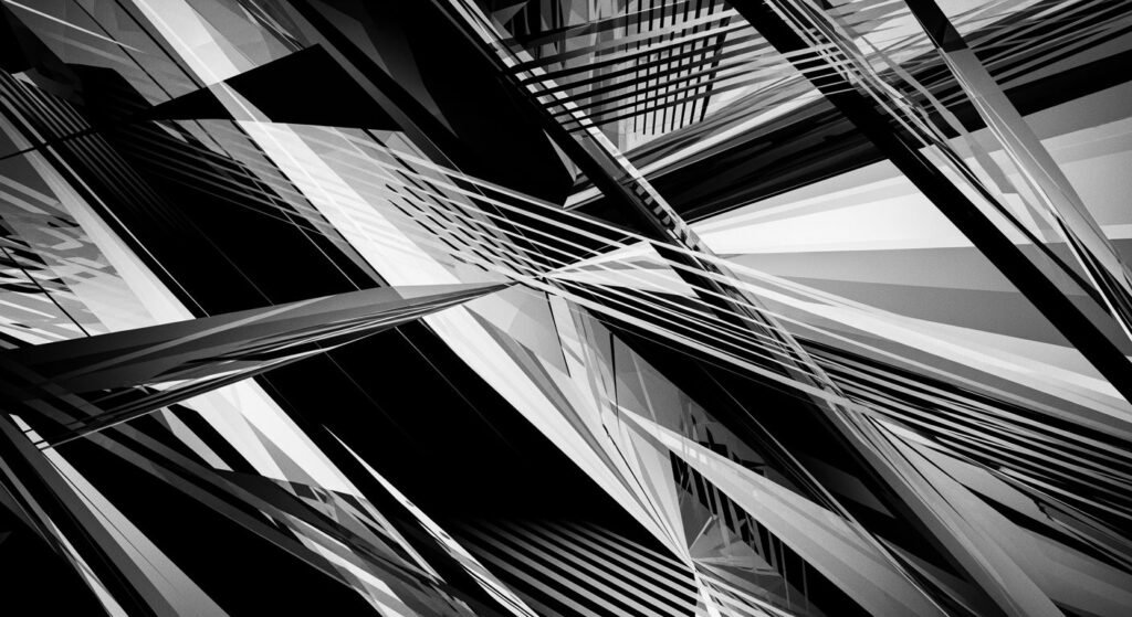 Black and white abstract background image 6