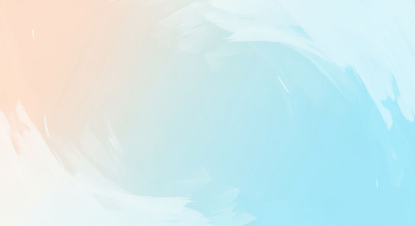 Blue and pink abstract background with 7