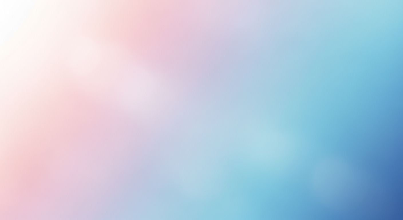 Blue and pink background with a 17