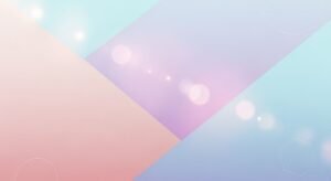 Blue and pink background with circles