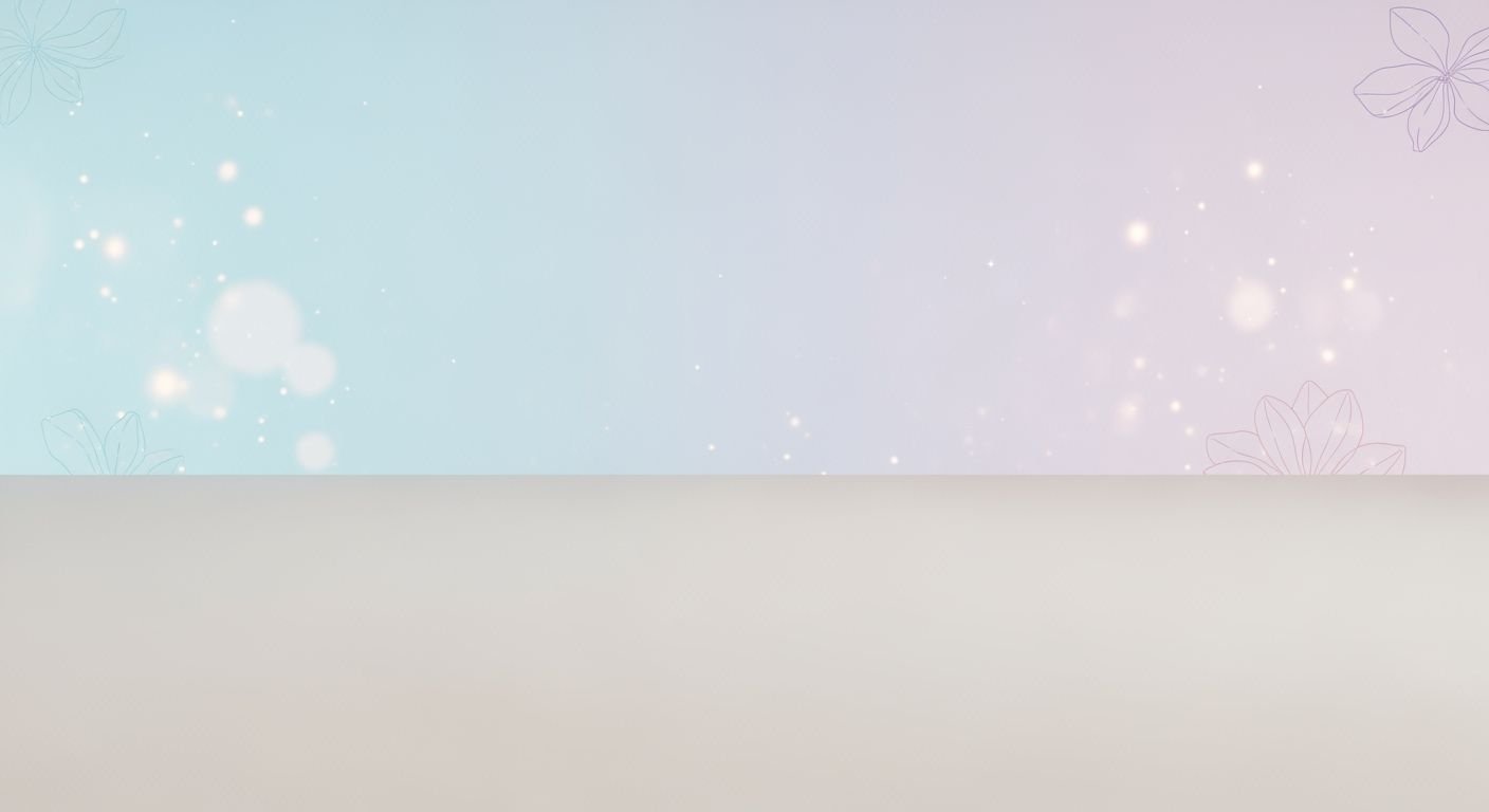 Blue and pink background with flowers 5
