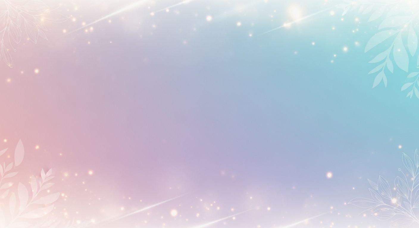 Blue and pink background with snowflakes