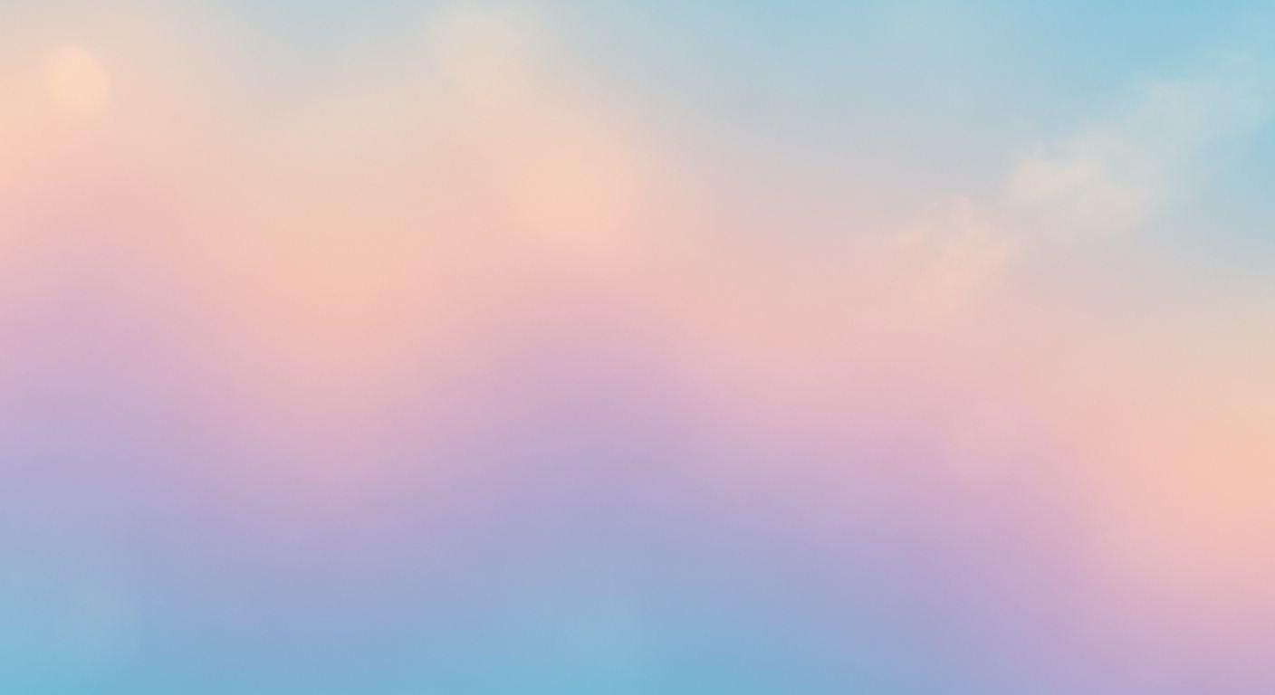 Blue and pink sky with clouds 4