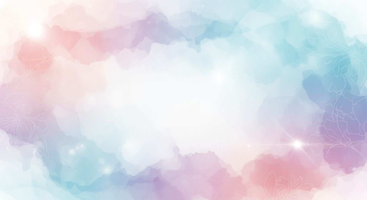 Blue and pink watercolor background with