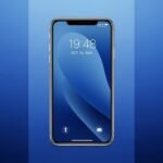 Blue background for iphone image 2