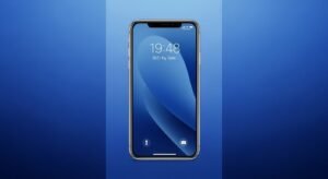Blue background for iphone image 2