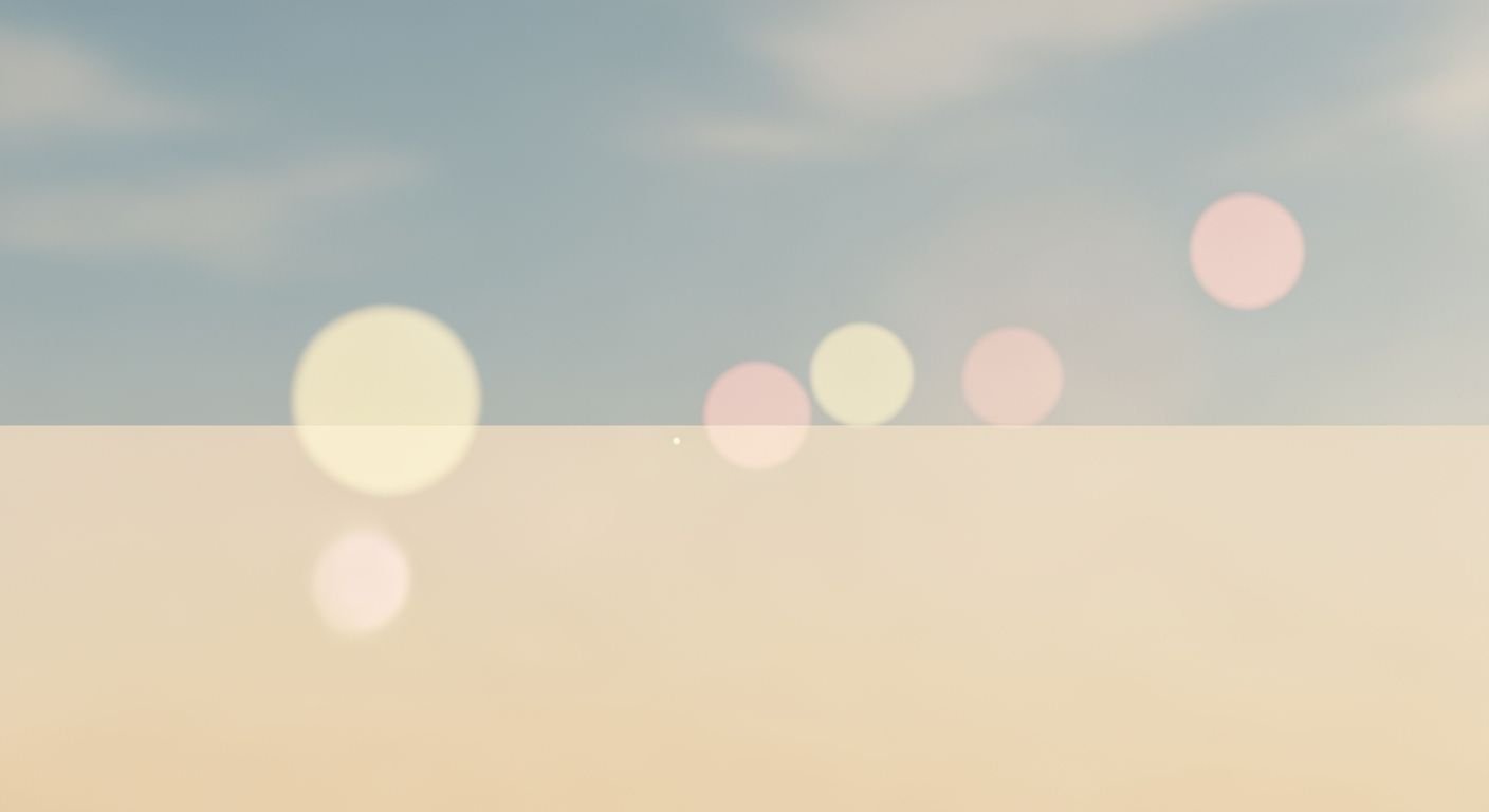 Blurry image of a beach with 36