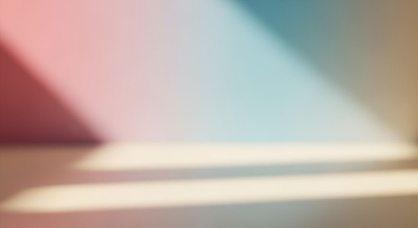 Blurry image of a light shining