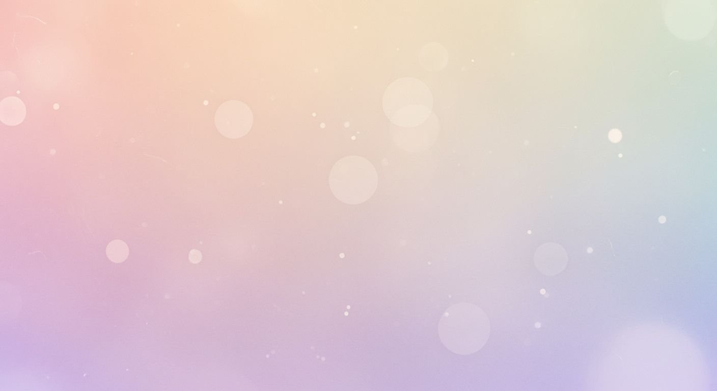 Blurry image of a rainbow colored 2
