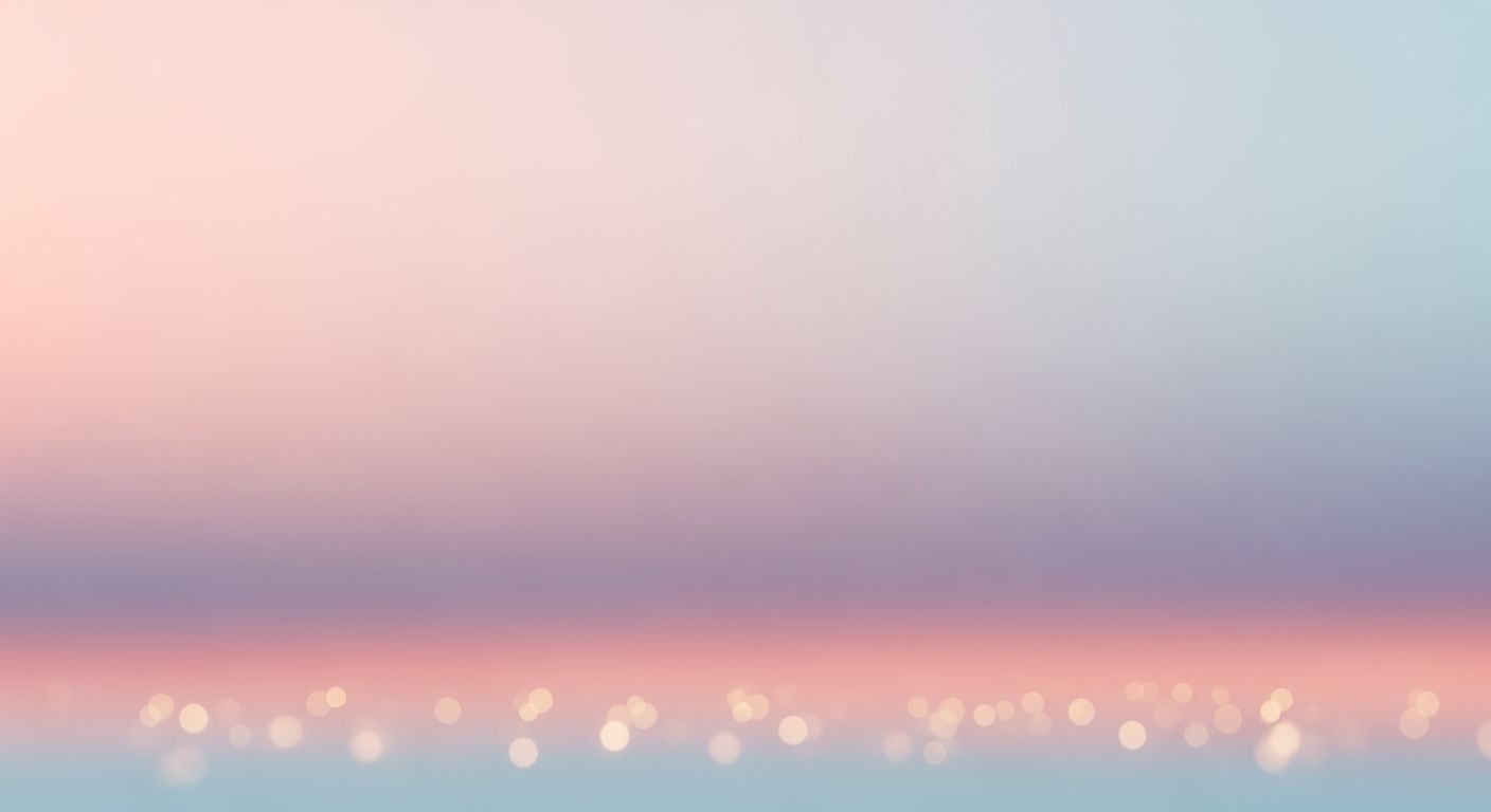 Blurry image of a sunset over 5