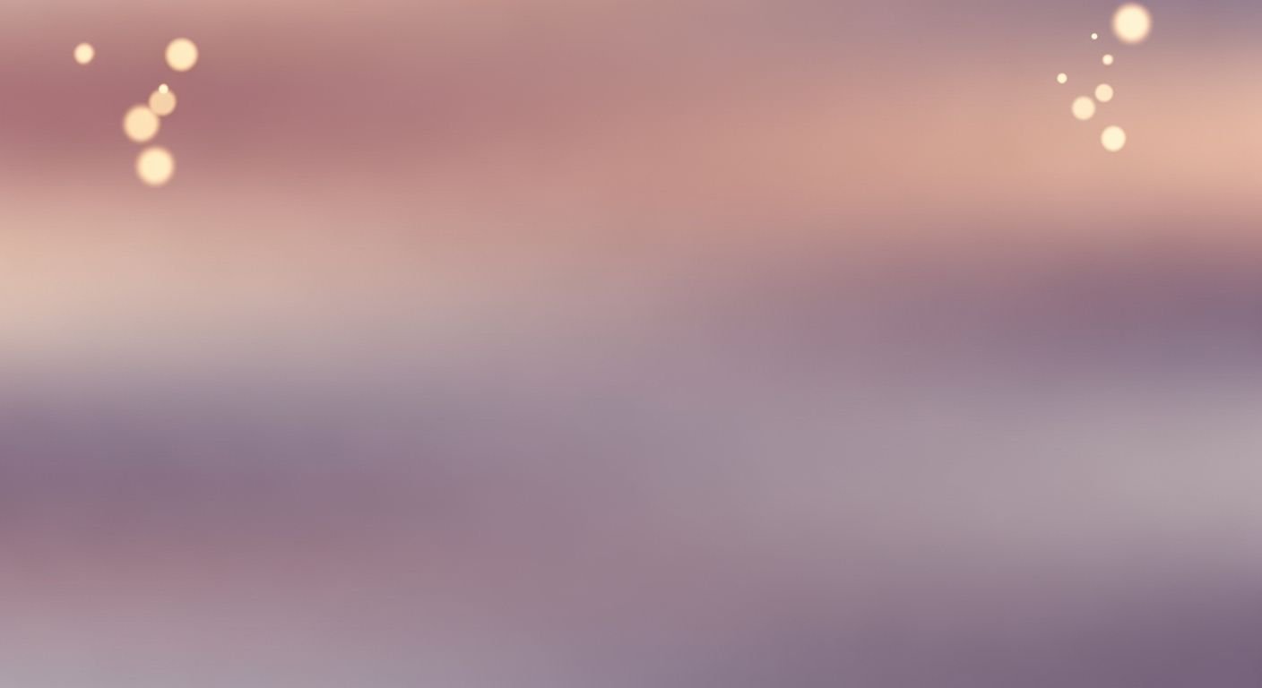 Blurry image of a sunset over