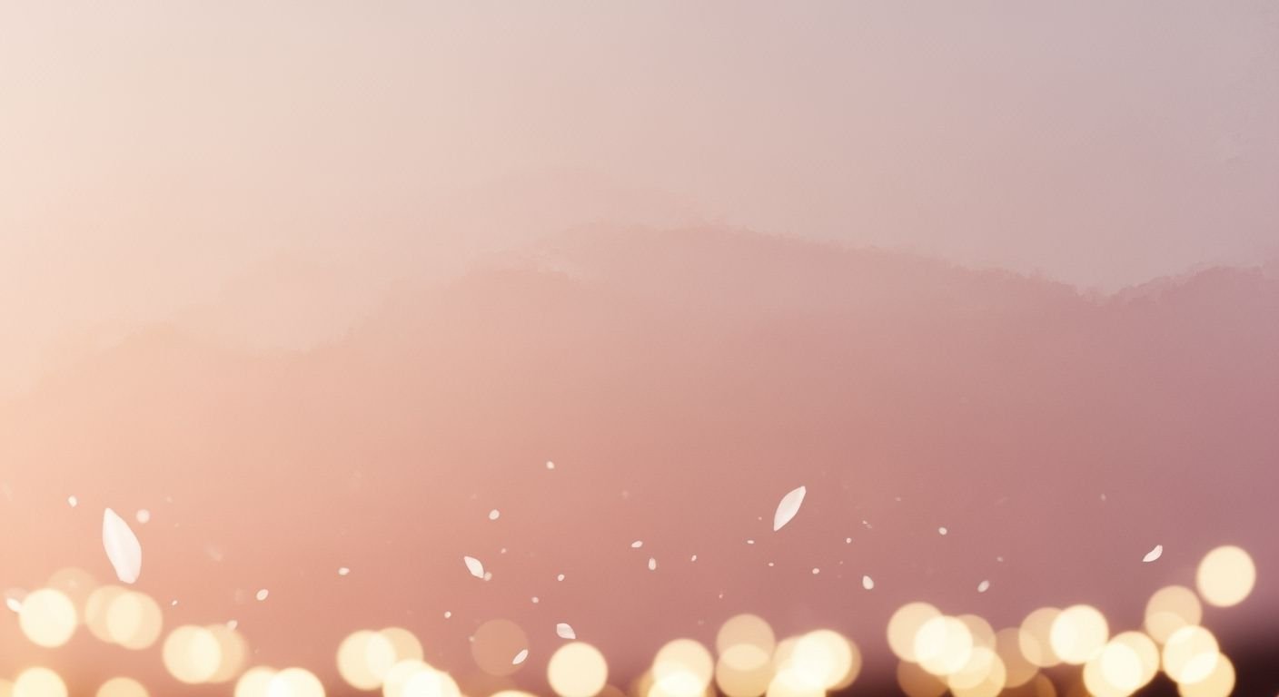 Blurry image of a sunset with 14