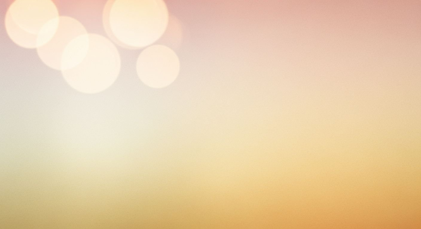 Blurry image of a sunset with 3