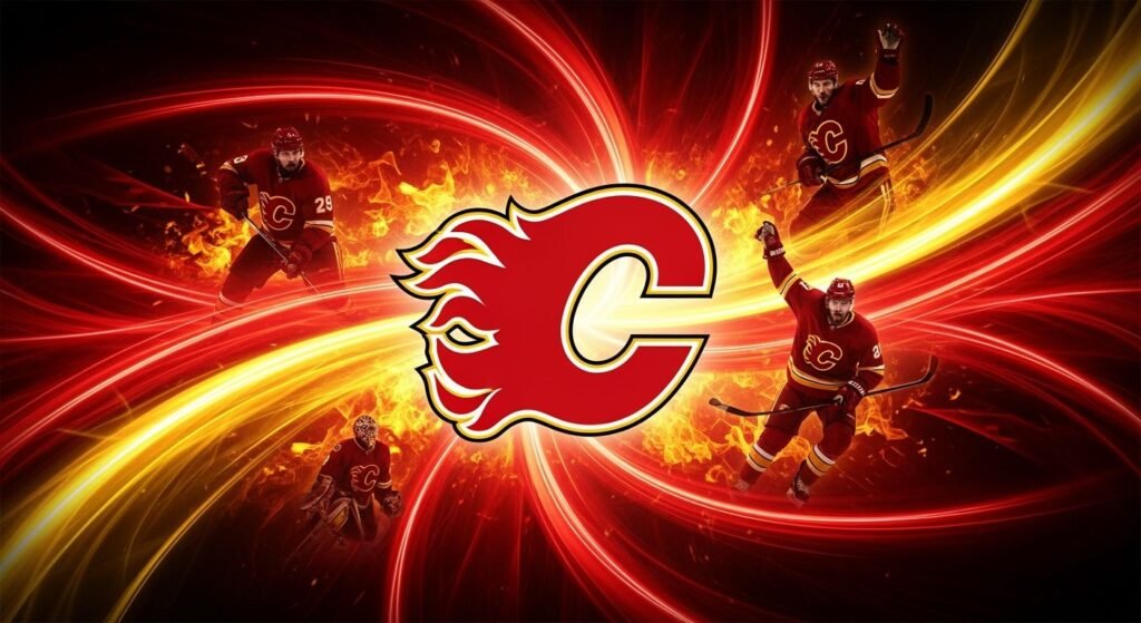 Calgary flames background image 2