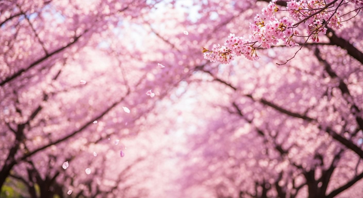 Cherry blossom background image