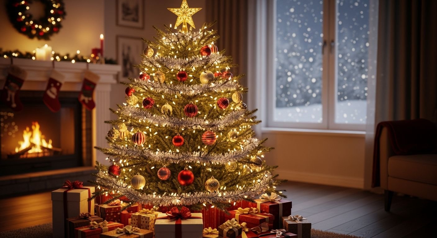 Christmas background tree image