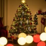 Christmas background with tree image