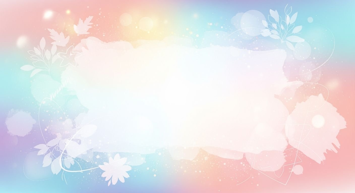 Colorful background with flowers and leaves 3