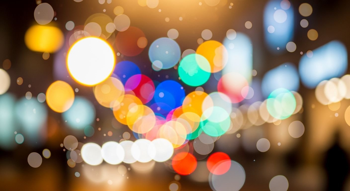 Colorful bokeh background image 2