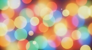 Colorful bokeh background image