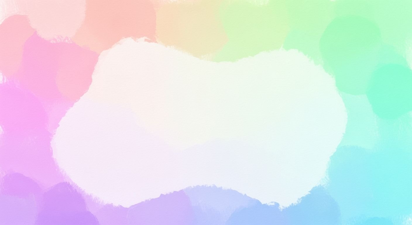 Colorful watercolor background with a white
