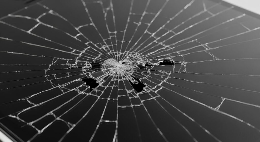 Crack screen background image