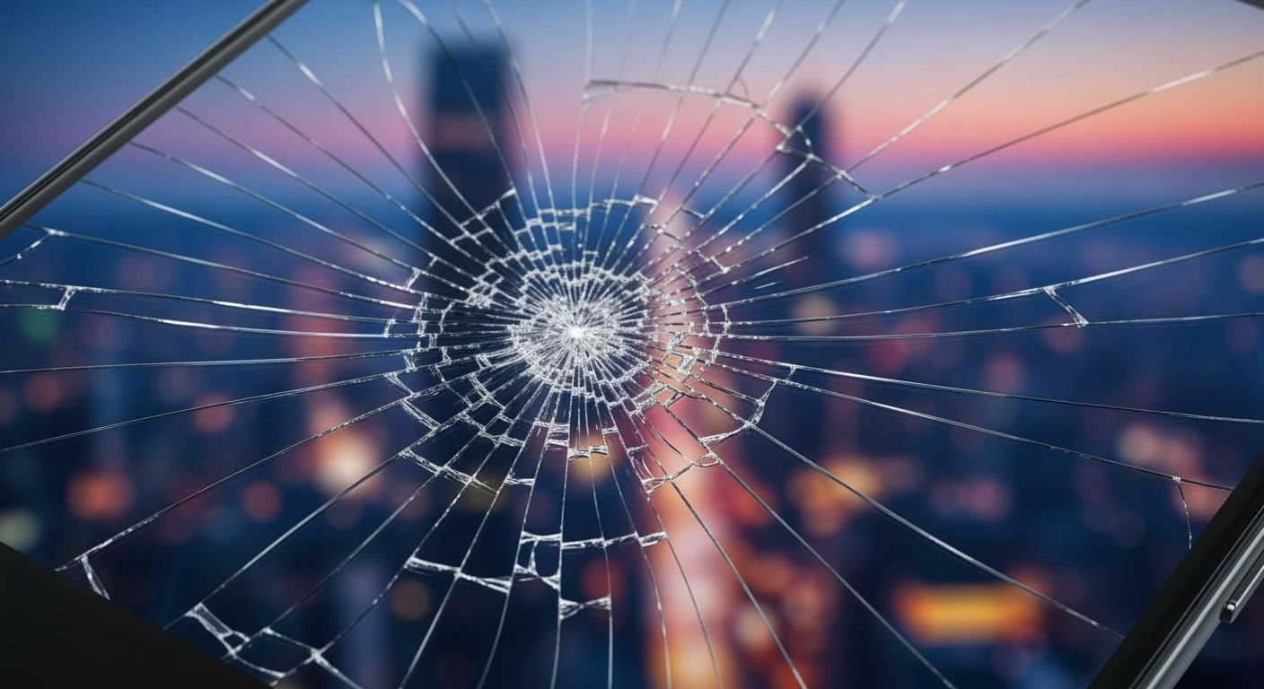 Cracked screen background image 4