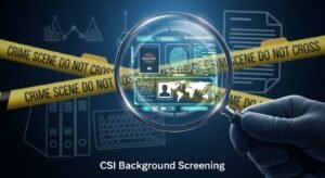Csi background screening image