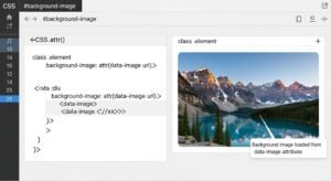 Css attr background image image
