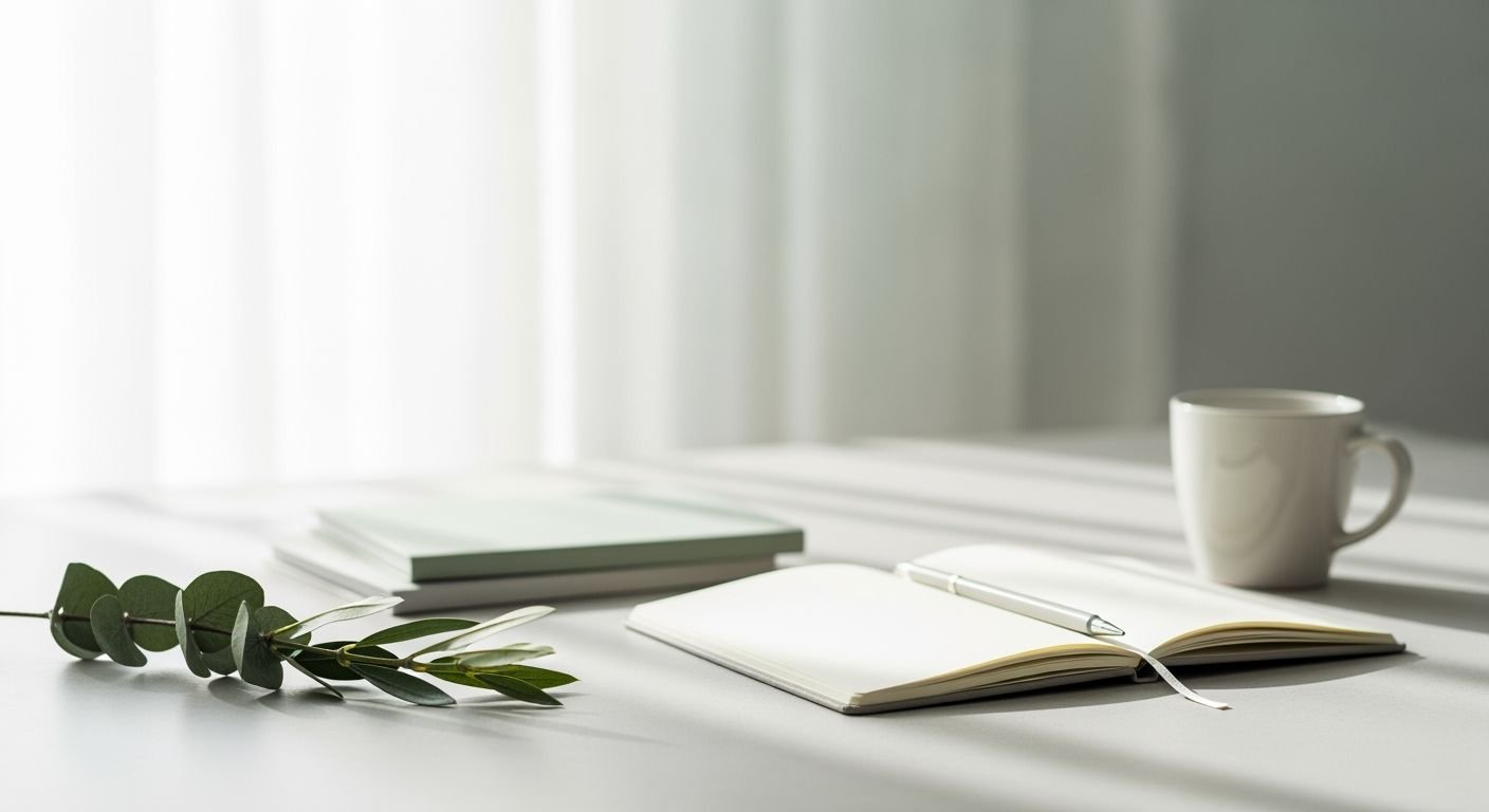Cup of coffee and a notebook 5
