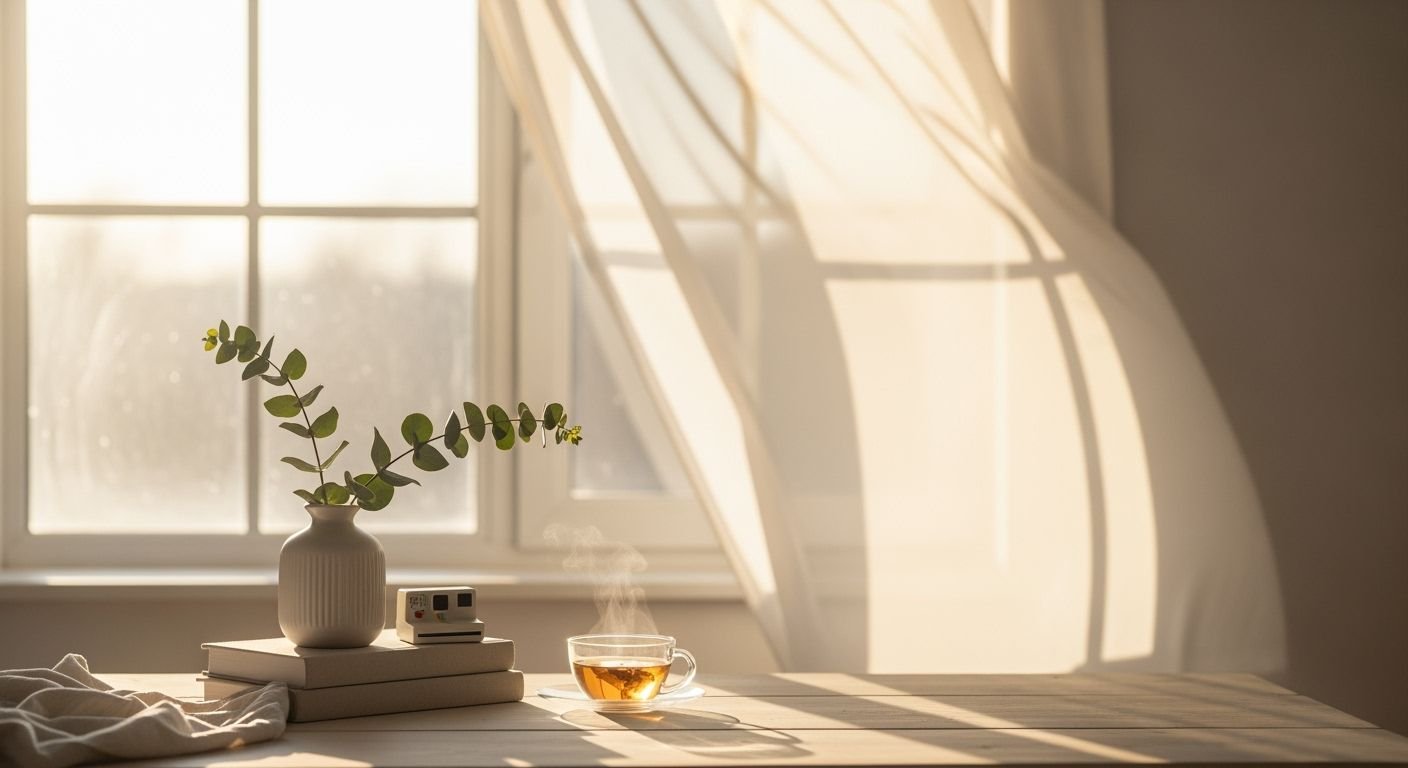 Cup of tea sitting on top 3