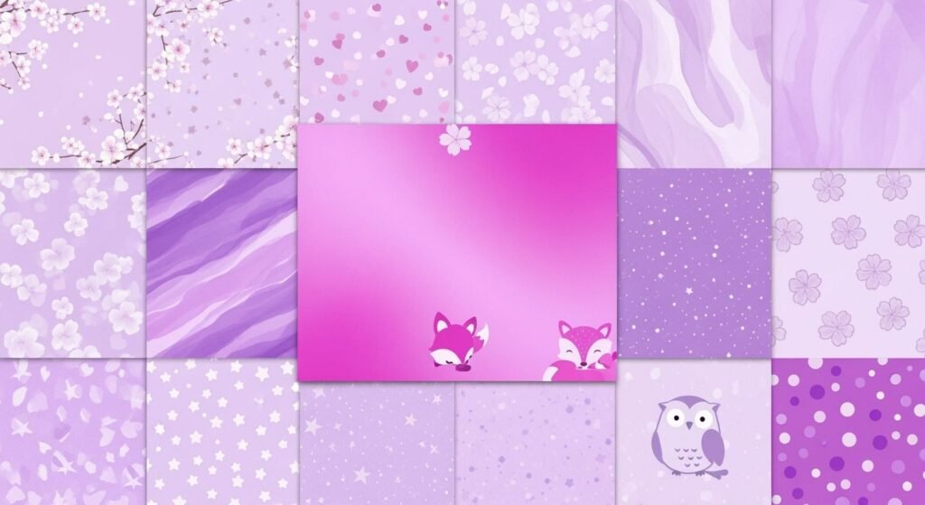 Cute purple backgrounds image 3