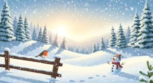 Cute winter backgrounds image 2