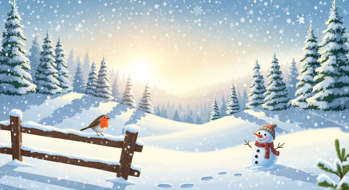 Cute winter backgrounds image 2