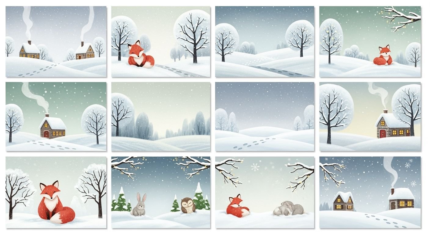 Cute winter backgrounds image 3