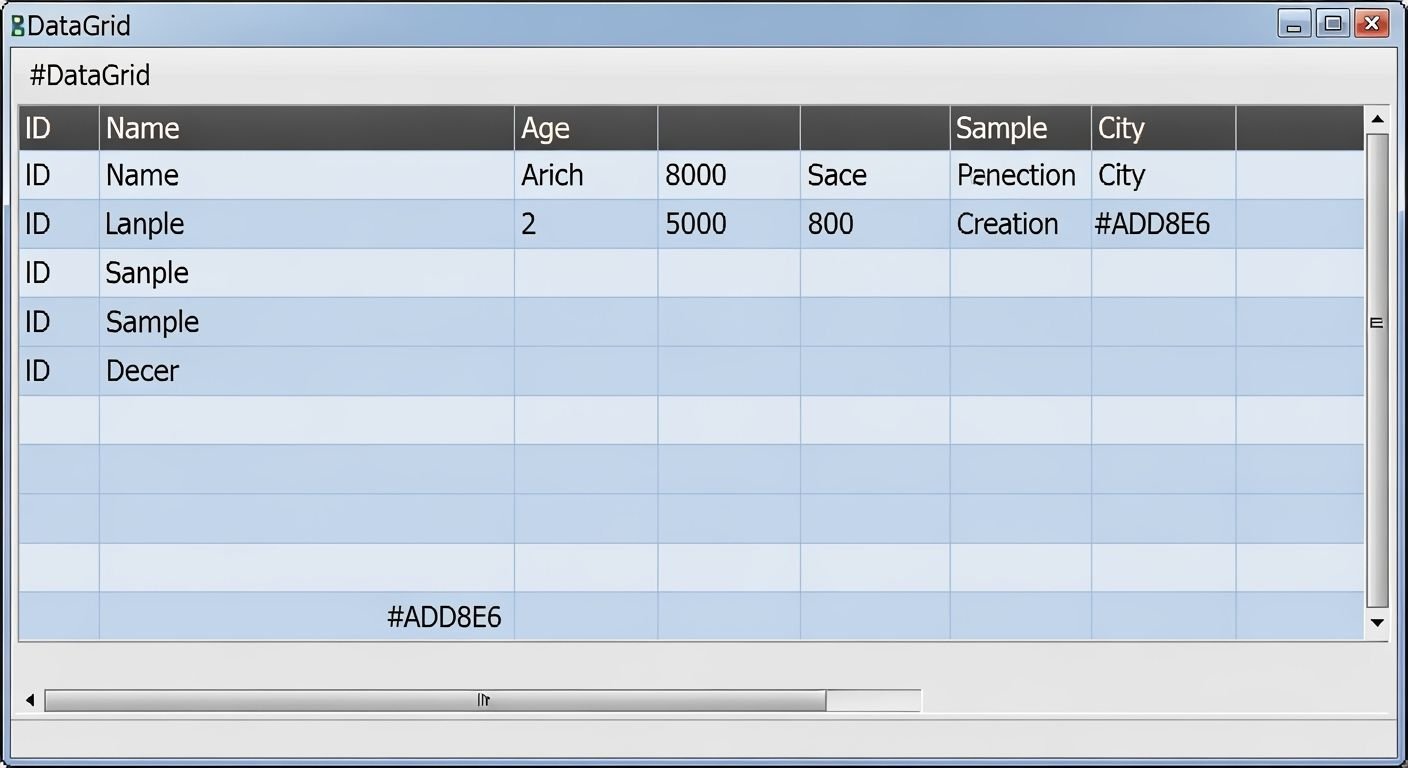 Datagrid background color wpf image