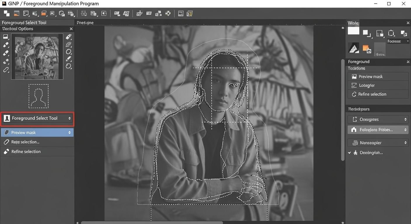 Delete background in gimp image 3