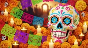 Dia de muertos background image
