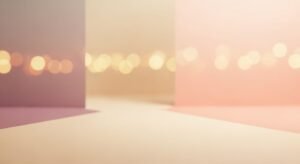 Empty room with a pink and