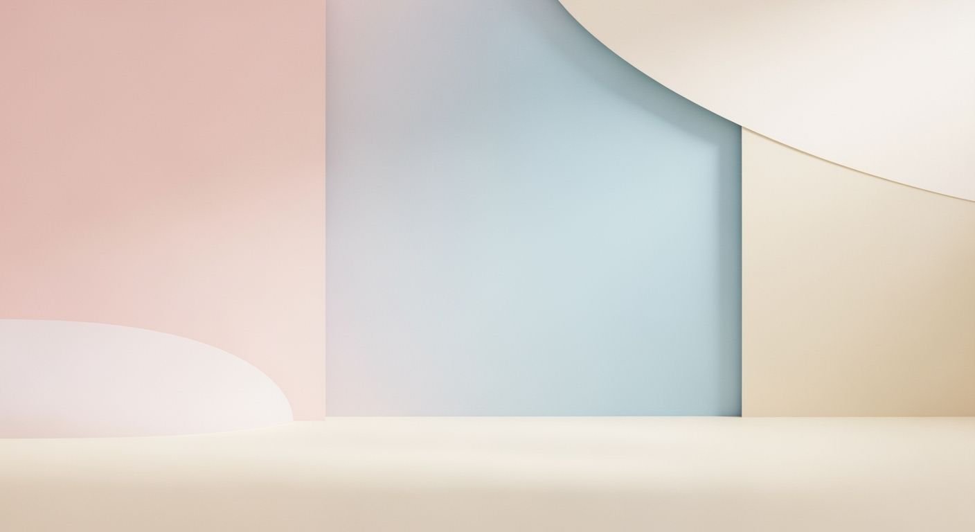 Empty room with a pink and 8