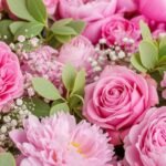 Floral background pink image 2